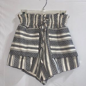 Shona Joy LINEN PAPERBAG SHORT